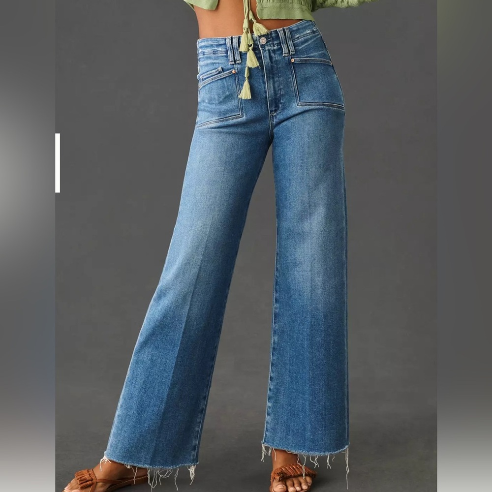 PAIGE Blue Ankle & Cropped Jeans